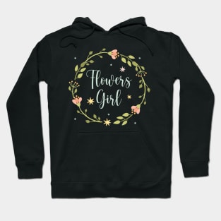 Elegant Flower Girl, Cute Flower Girl Idea, Wedding Party Hoodie